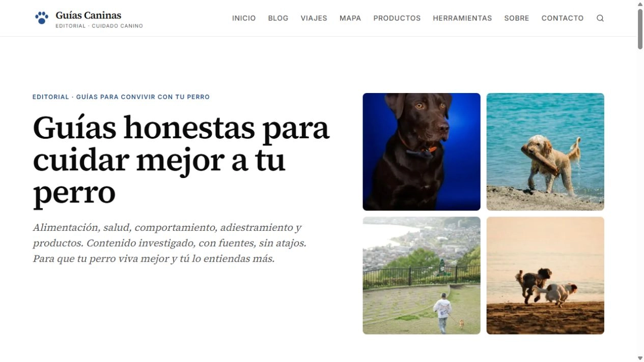 Vista de Guías Caninas 1
