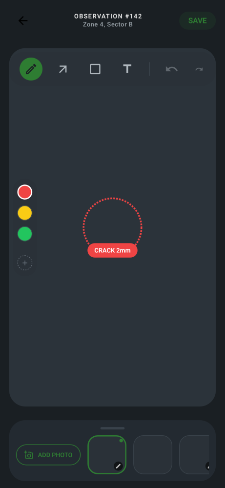 Photo Annotation (Dark)